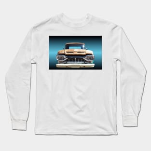 US American classic car F100 Pickup 1960 Long Sleeve T-Shirt